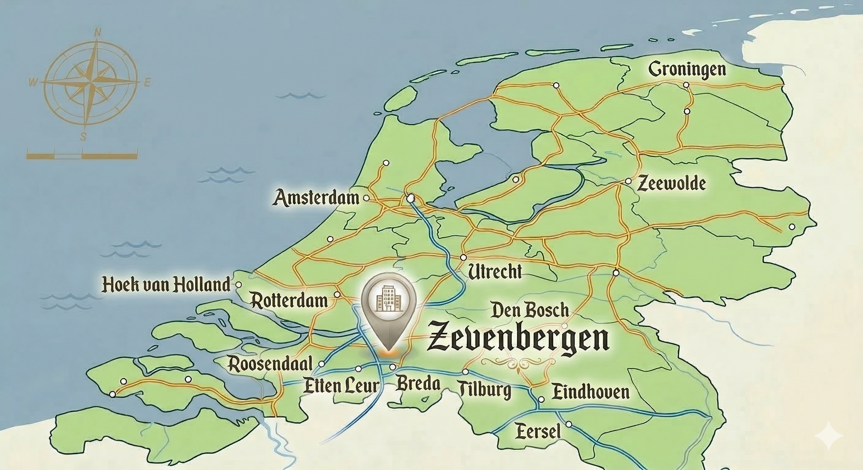 P&P Service werkgebied Nederland