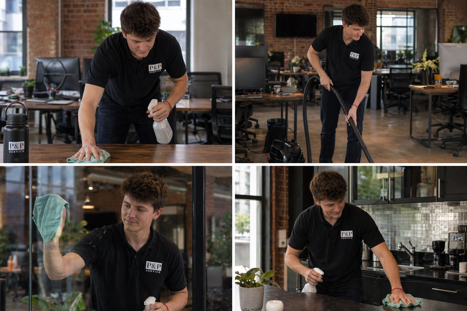 P&P Service aan het werk